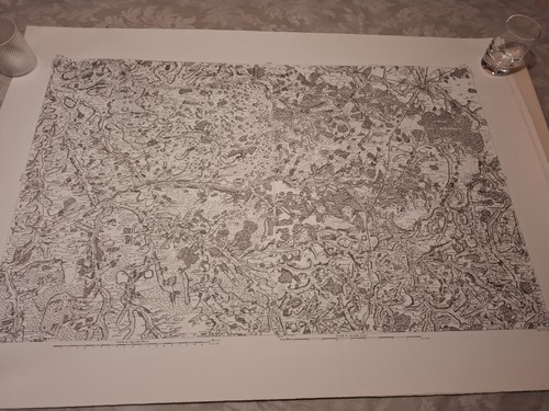 Grande carte ancienne - , région