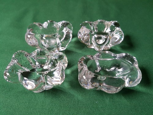 Lot salerons en cristal - lot,