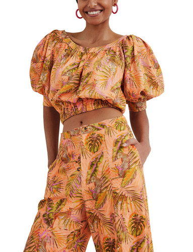 Desigual women blouse puff - desigual, women's