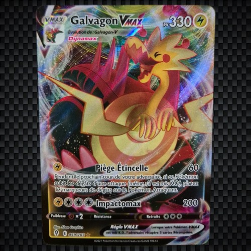 Cartes pokémon galvagon - cartes,