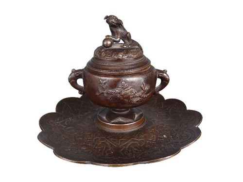 Encrier bronze - en,