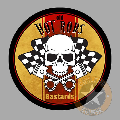 Hot rod bastards - bastards, autocollant