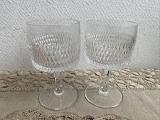2 Anciens Verre En Cristal