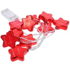  Guirlande lumineuse de noël à Led, guirlande lumineuse en forme d'étoile,