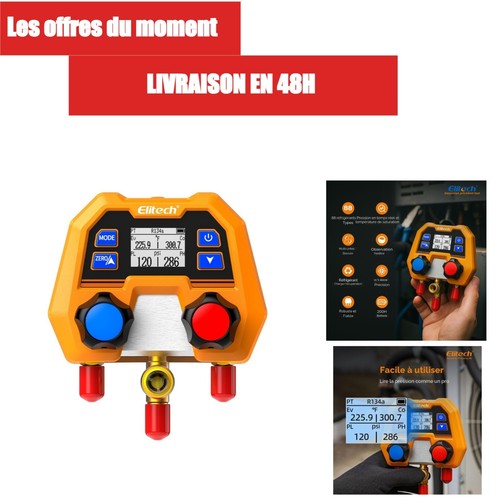 Elitech manomètre - elitech,