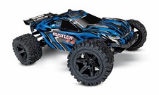 TRAXXAS 67064-1 B RUSTLER Modèle Électrique 4x4 À Balais Bleu