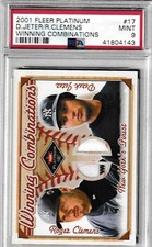 2001 Derek Jeter-Roger Clemens