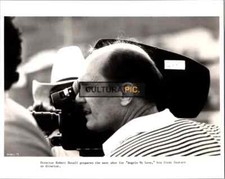Vintage Original B&W Photo, Director Robert Duvall on Set in "Angelo My Love"...