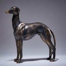 Statue de chien lévrier