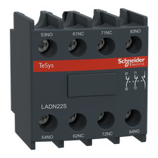 Schneider Electric LADN22S Contact front vis 2O+2F rouge