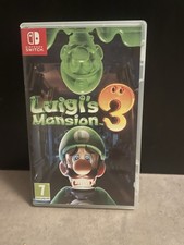 Jeu vidéo switch Nintendo : Luigi's Mansion 3 avec boîtier