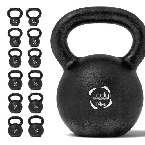 Kettlebell fonte kg base - fonte,