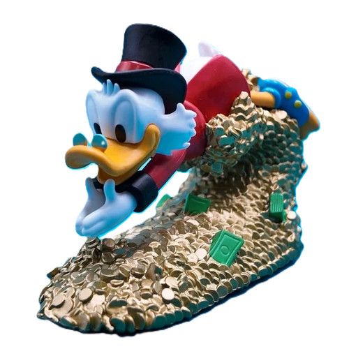 Picsou figurine plonge - picsou,
