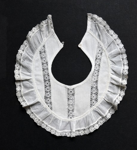 Bavoir bebe ancien dentelle - bebe, /