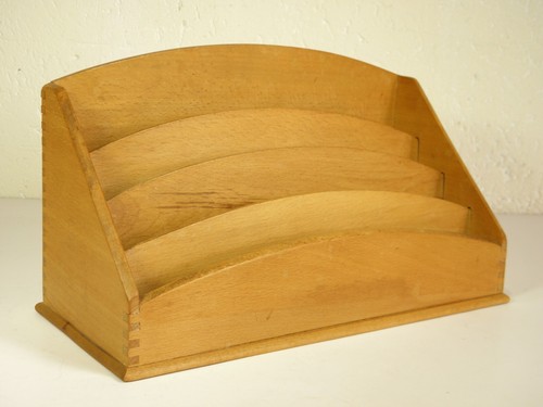 Range courrier bois 31 cm - range,