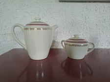 Theiere, Pot A Sucre Faïence Gien. Modèle VENISE