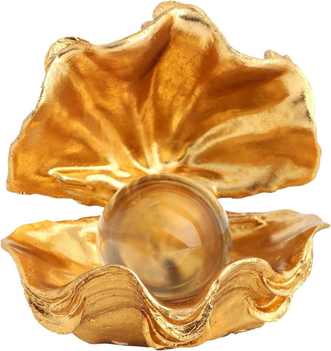 Pearl oyster statues home - statues,