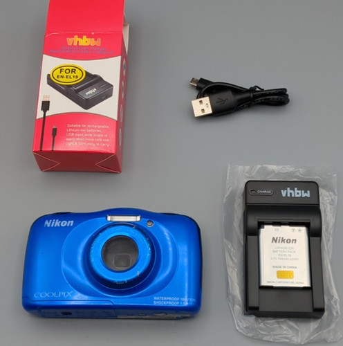 Nikon coolpix s33 blue digital - coolpix,