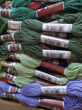 lot 15 coton retors mat DMC 