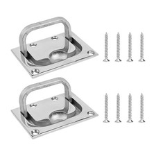 Poignées d'anneau de traction en acier inoxydable 304 qualité marine 2 pièces