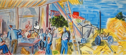 Raoul dufy les - dufy, moissonneurs
