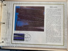 France Feuillet CEF N° 844 Tableau Peinture De Pierre Soulages
