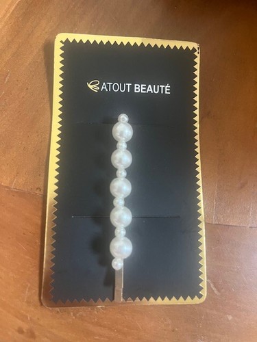Barette pince cheveux perles - pince,