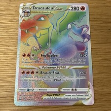Carte Pokemon-Dracaufeu Vstar Rainbow 174/172 Stars étincelantes Neuf Fr