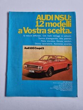 Dépliant Audi 100 Coupe S-NSU