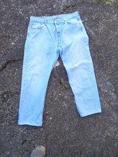 Levi's Levi Strauss W38 L34 Bleu 501 Coupé Au 3/4 Mode Été 