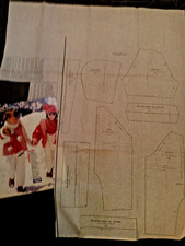 patron poupée modes et travaux NON DECOUPER COMPLET  janvier 1997 + page