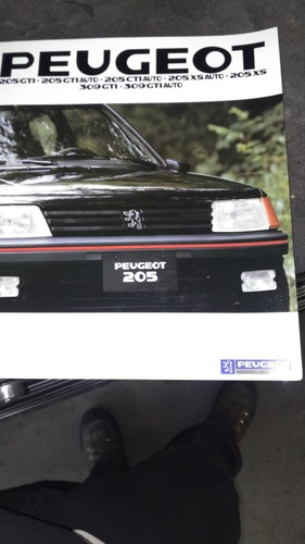 Peugeot 205 gti brohure - 205,