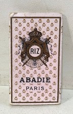 2 Anciens petits paquets de feuilles à rouler à Cigarettes Riz Abadie