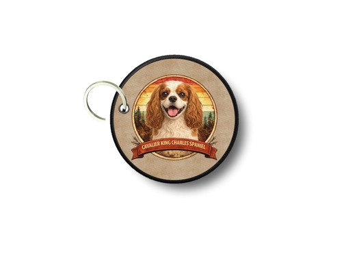 Porte cles clefs imprime - , chien