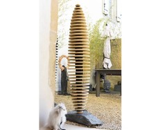 Sculpture Grès Beige et
