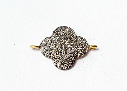 Pave diamant fleur - fleur, jewelry