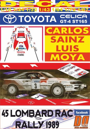 Decal toyota celica - decal,