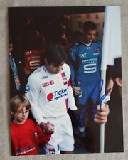 Photo Juninho, Brésil, Lyon et dédicace de Simon Pouplin. Rennes