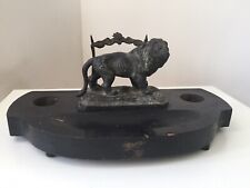 Bel encrier porte-plume ancien