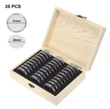 Boîte Numismatique Bois + 30