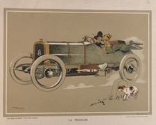 Lithographie Ancienne  Renè