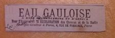 EAU GAULOISE Coloration cheveux barbe publicité ancienne 1876 french advert 