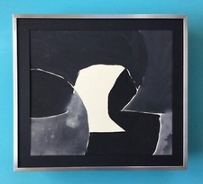 Fernand DUBUIS (1908-1991) Gouache II Encadrée 1973 Pop Art Abstrait Vintage