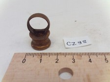 Ancien anneau de suspension en laiton H: 26 mm  bélière pas de 10 mm (CZ98)