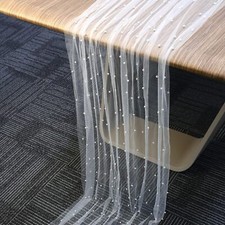 Chemin de Table Perle 300x90cm