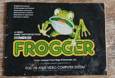 Notice - Manuel Frogger Atari