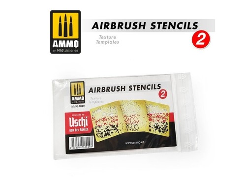 Ammo mig airbrush stencils - ammo,