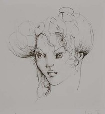 Léonor FINI : Jalousie, gravure originale signée