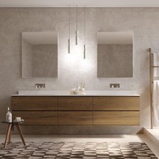 Miroir Mural Rectangulaire, Miroir Sans Cadre, Miroir Salle de Bain/Chambre