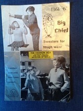 Patons ancien motif tricot